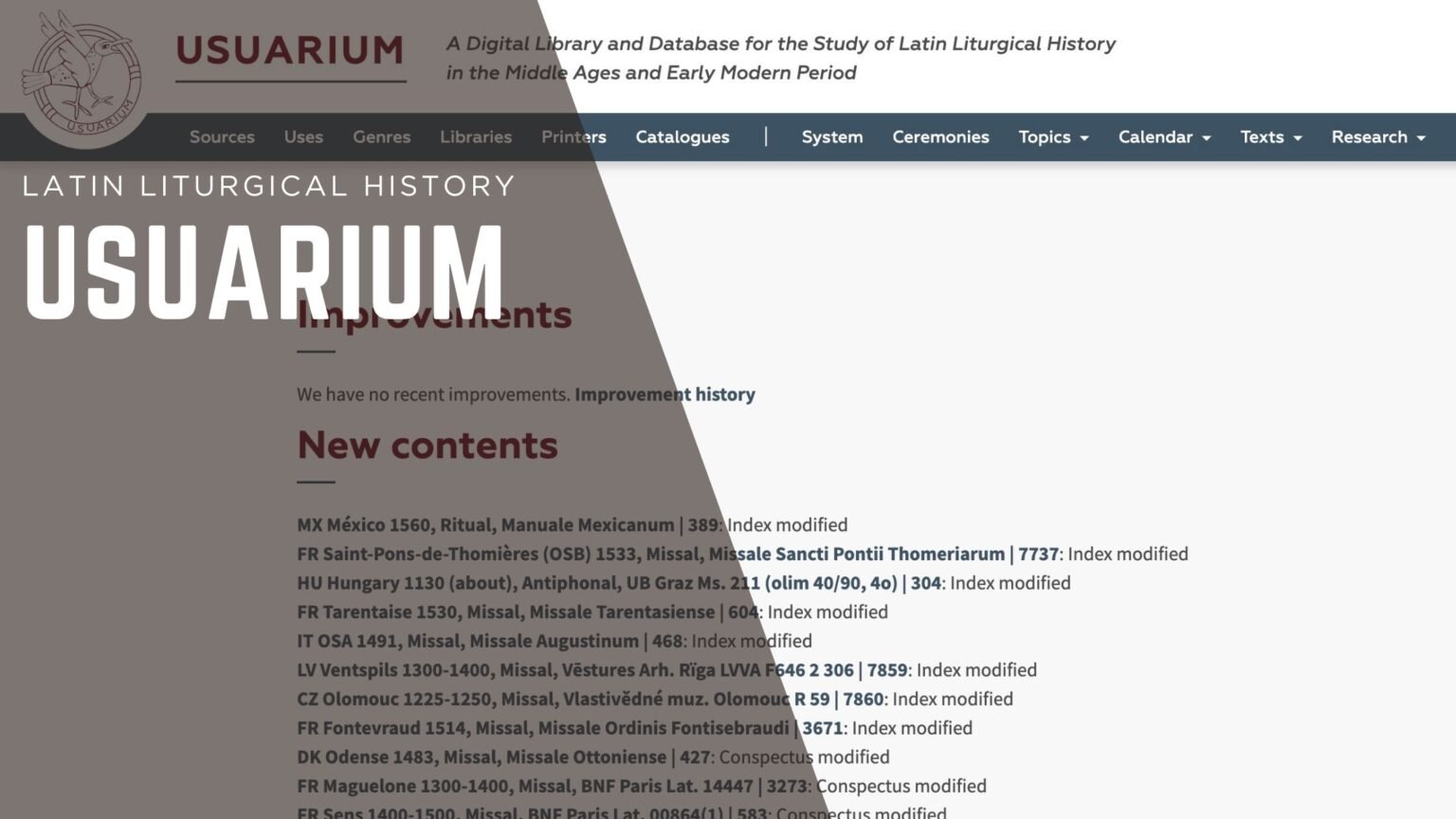 Advanced Latin Liturgical History: Usuarium - Teach Yourself Classics