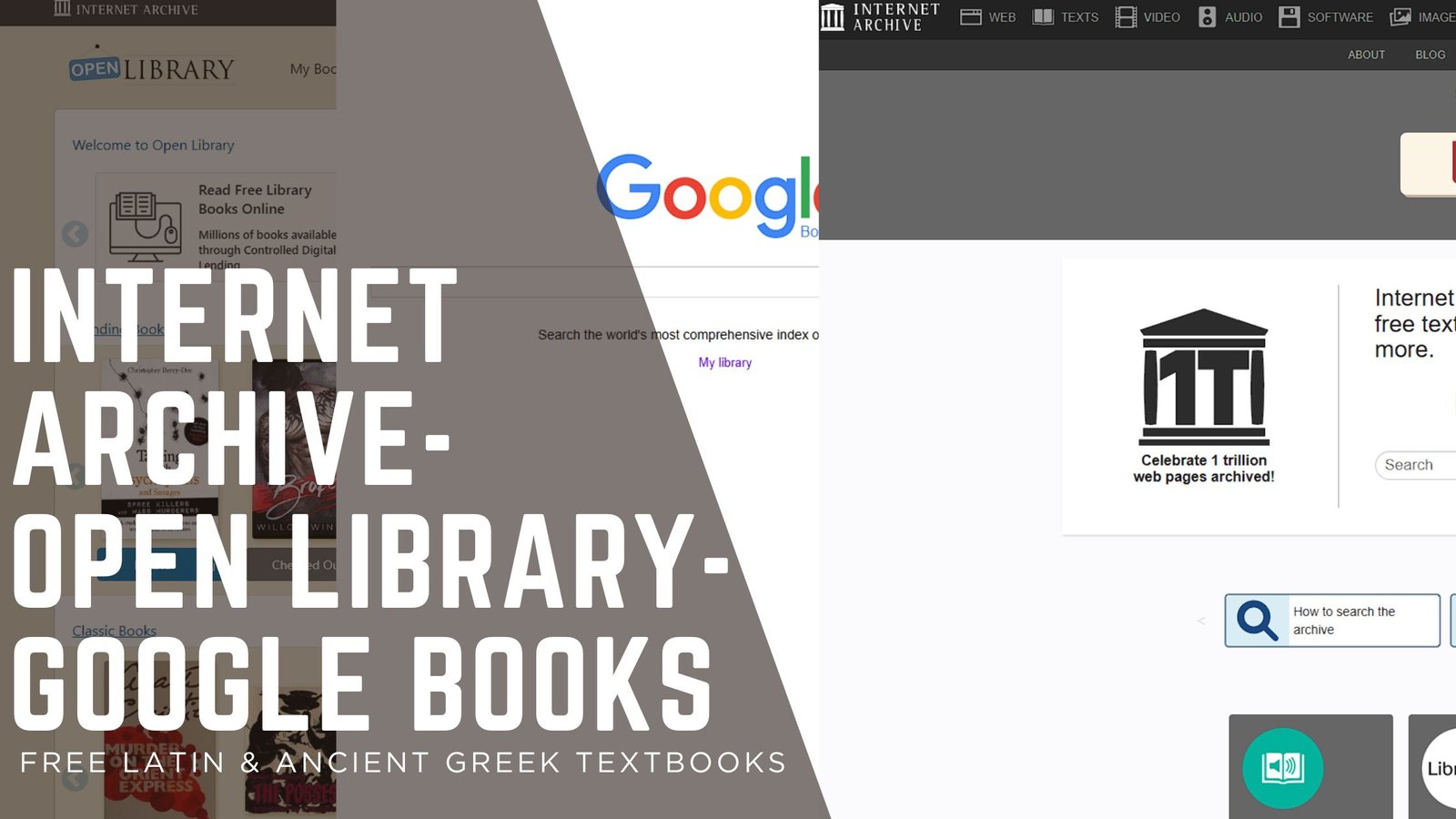 Free Latin and Greek Textbooks from Online Archives